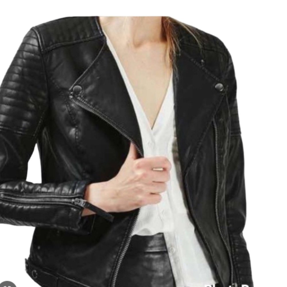 Top Shop Leather Moto Jacket